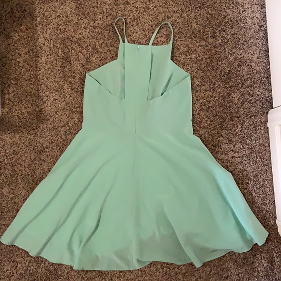 Lulus green razor back dress - Picture 2 of 3